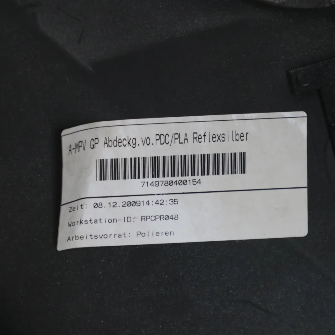 Volkswagen VW Touran Przedni Zderzak Reflex Silver - SKU 1T0807217H-RES - Numer Części 1T0807217H