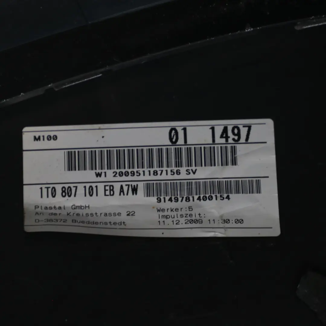 Volkswagen VW Touran Przedni Zderzak Reflex Silver - SKU 1T0807217H-RES - Numer Części 1T0807217H