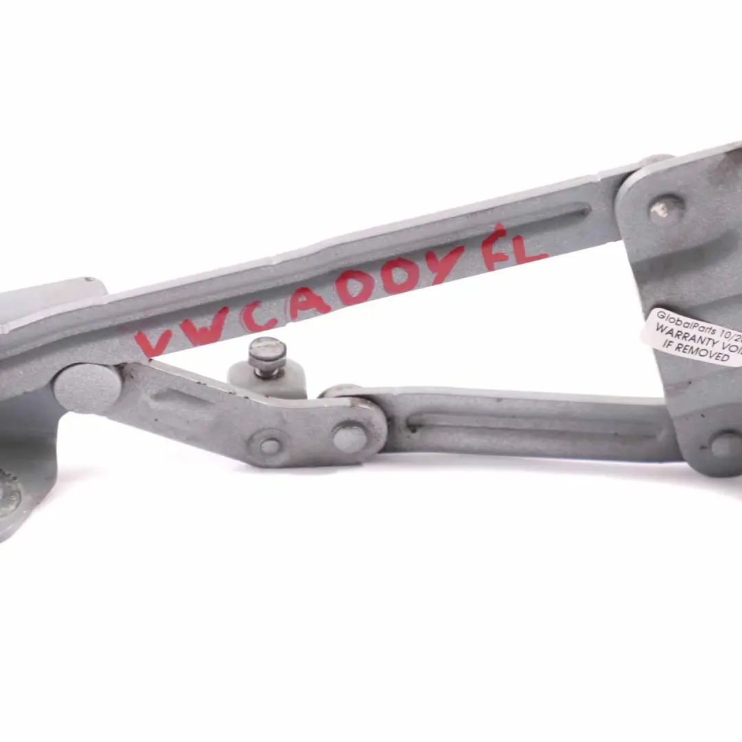 VW Caddy 2K Charnière de capot avant gauche British Gas Blue - SKU 1T0823301E-BGB - Numéro de pièce 1T0823301E