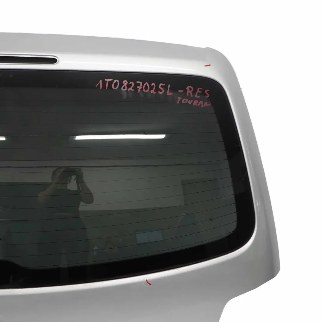  Boot Trunk Lid Volkswagen VW Touran Rear Tailgate Reflex Silver Metallic - LA7W - SKU 1T0827025L-RES - Part number 1T0827025L