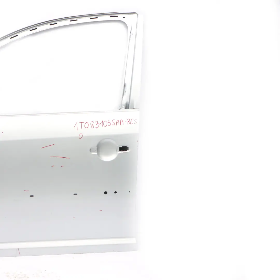 Volkswagen VW Touran 1T Door Front Left N/S Side Door Reflex Silver - LA7W - SKU 1T0831055AA-RES - Part number 1T0831055AA