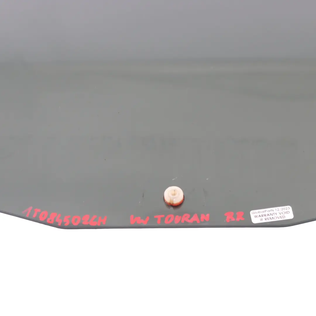Cristal Puerta Trasera Derecha Acristalamiento AS3 para VW Touran 1T con número de pieza 1T0845026H VW Touran 1T Cristal Puerta Trasera Derecha Acristalamiento AS3 - SKU 1T0845026H - Número de pieza 1T0845026H