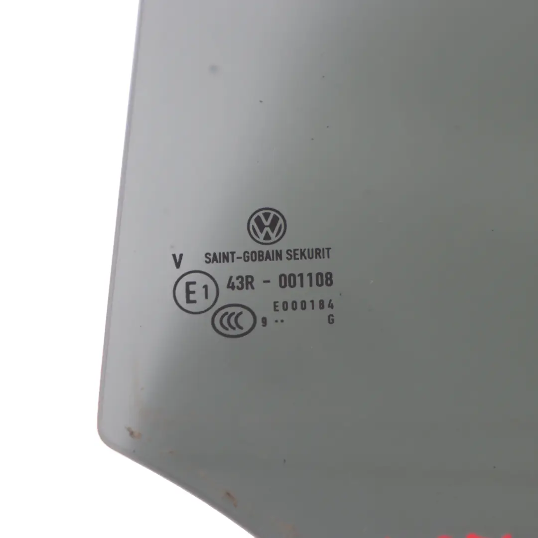 VW Touran 1T Window Glass Fixed Rear Door Right O/S Glazing - SKU 1T0845216F - Part number 1T0845216F