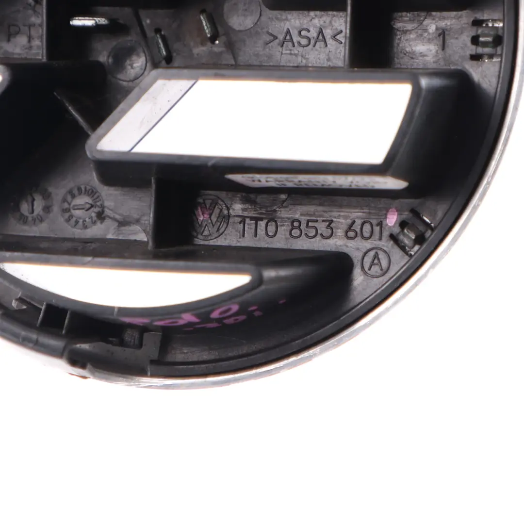 Front Bumper Grille Emblem Badge Logo to Volkswagen Touran Polo 4 Golf 5 with Part number 1T0853601 Volkswagen Touran Polo 4 Golf 5 Front Bumper Grille Emblem Badge Logo - SKU 1T0853601 - Part number 1T0853601