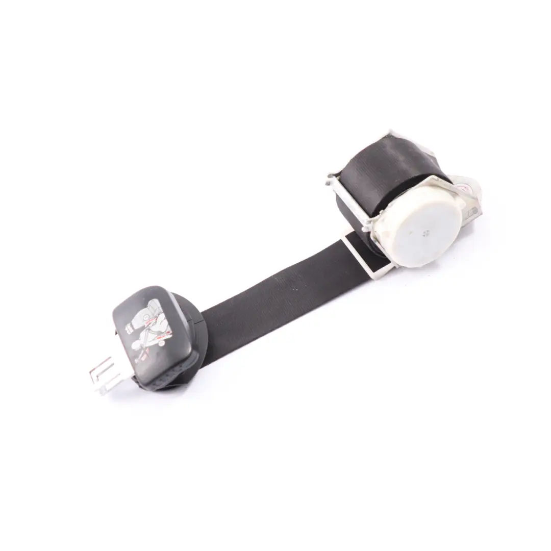 VW Volkswagen Touran Seat Belt Rear Left Safety Belt Black - SKU 1T0857731B - Part number 1T0857731B