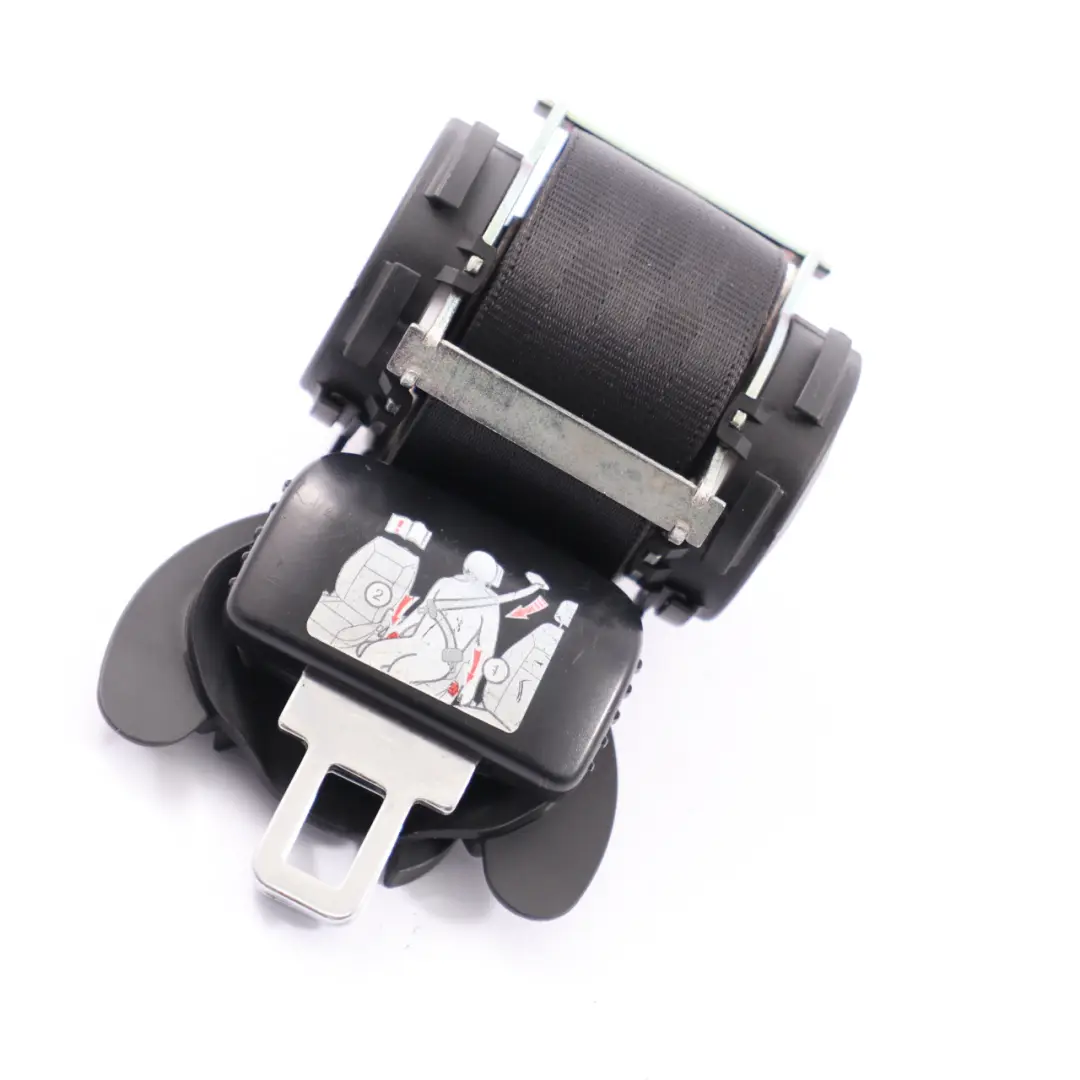 VW Volkswagen Touran Seat Belt Rear Centre Middle Seatbelt Black - SKU 1T0857807CRAA - Part number 1T0857807CRAA