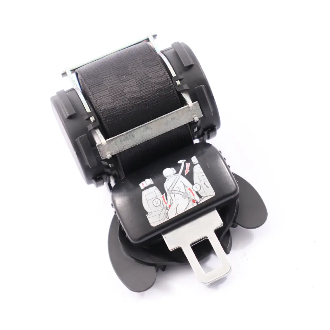 VW Volkswagen Touran Seat Belt Rear Centre Middle Seatbelt Black - SKU 1T0857807CRAA - Part number 1T0857807CRAA