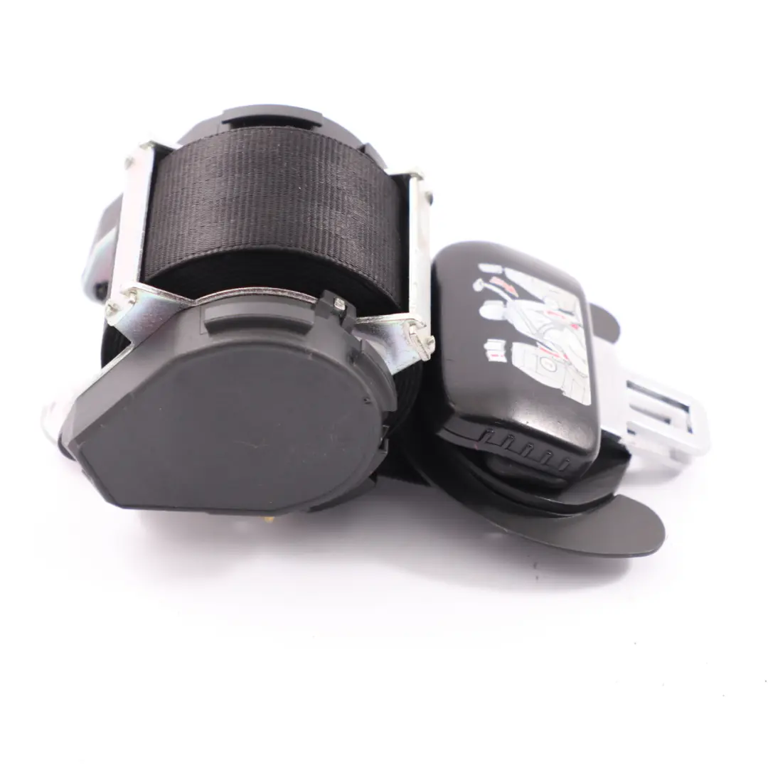 VW Volkswagen Touran Seat Belt Rear Centre Middle Seatbelt Black - SKU 1T0857807CRAA - Part number 1T0857807CRAA