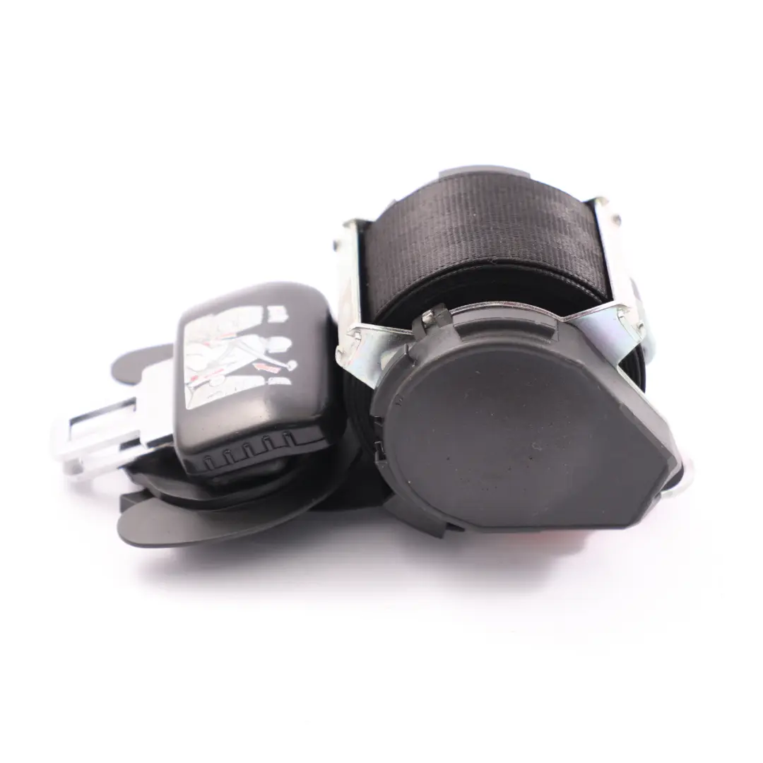 VW Volkswagen Touran Seat Belt Rear Centre Middle Seatbelt Black - SKU 1T0857807CRAA - Part number 1T0857807CRAA