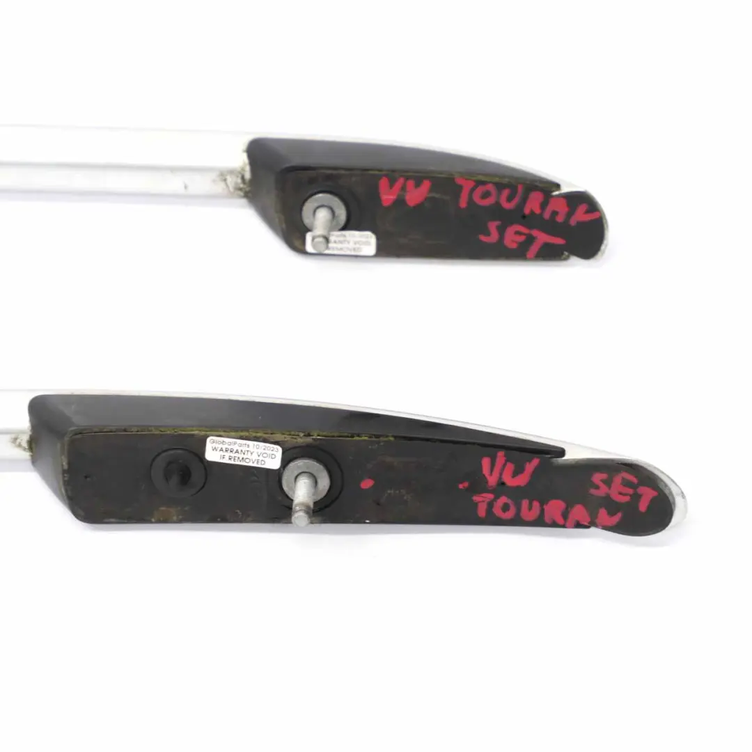 Volkswagen VW Touran Galerie de toit gauche droite Moulure Set Chrome - SKU 1T0860021A - Numéro de pièce 1T0860021A