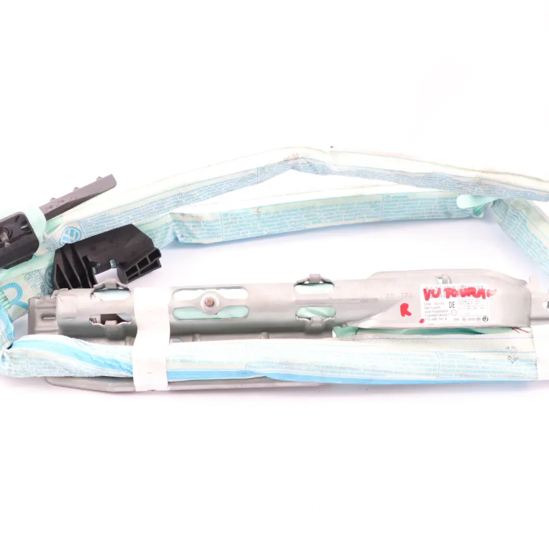 VW Volkswagen Touran MK1 Cabeza Techo Airbag Cortina Derecho Air Bag - SKU 1T0880742K - Número de pieza 1T0880742K
