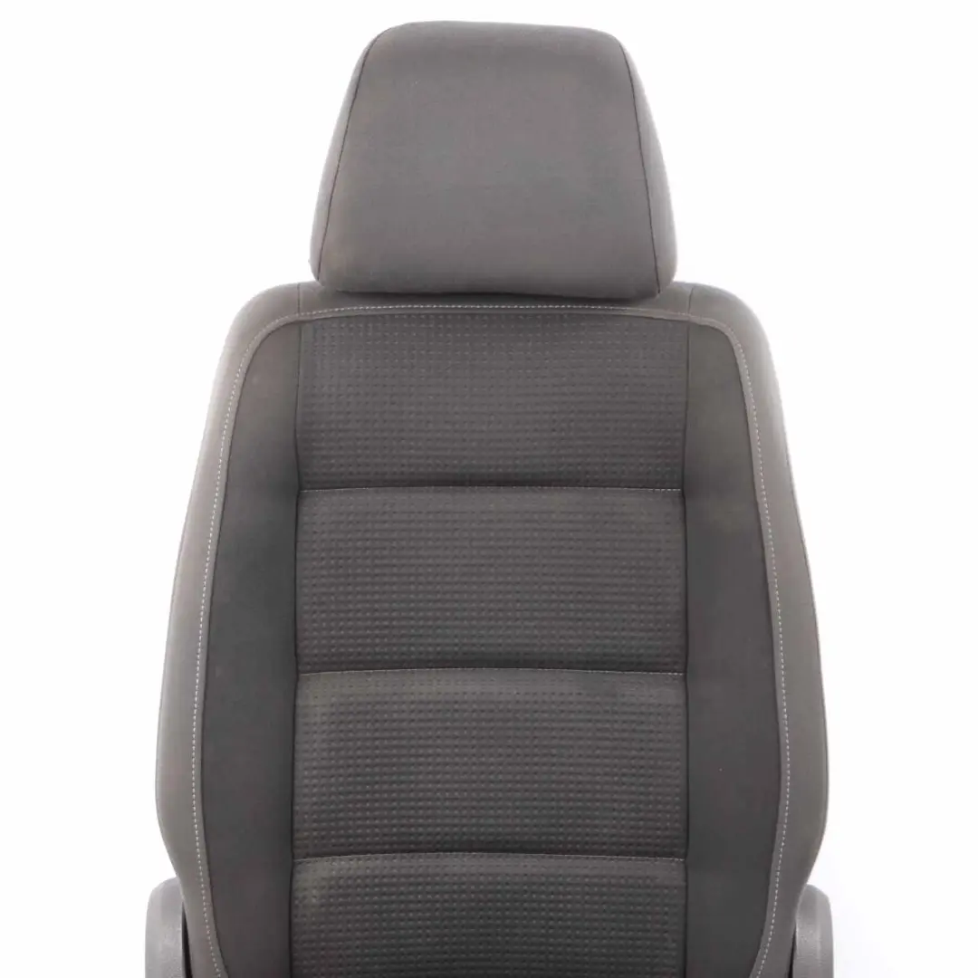 Volkswagen VW Touran MK1 2nd Row Right O/S Seat Cloth Black Grey Fabric - SKU 1T0883805BP-1 - Part number 1T0883805BP