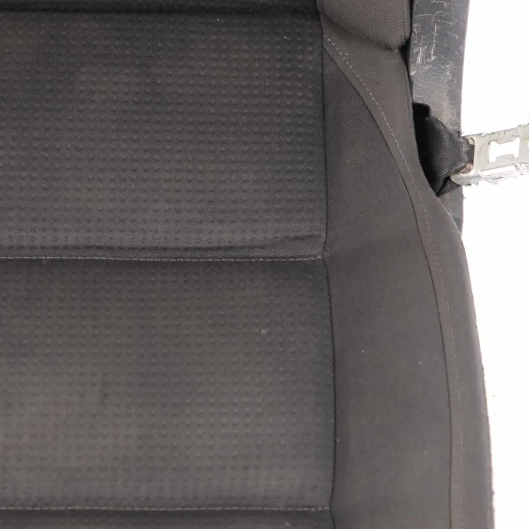 Volkswagen VW Touran MK1 2nd Row Middle Seat Cloth Black Grey Fabric - SKU 1T0883806CM - Part number 1T0883806CM