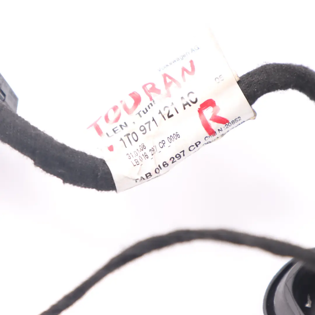 Volkswagen VW Touran Wiązka Przewodów Drzwi Lewych Przednich - SKU 1T0971121AC - Numer Części 1T0971121AC