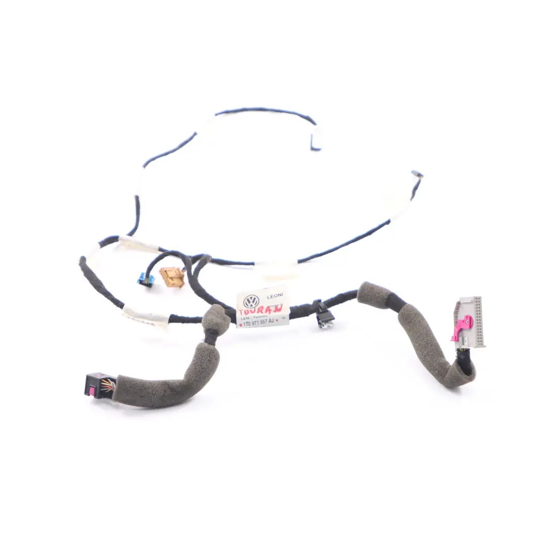 Volkswagen VW Touran cablaggio porta cablaggio anteriore sinistro - SKU 1T0971557AJ - Numero di parte 1T0971557AJ