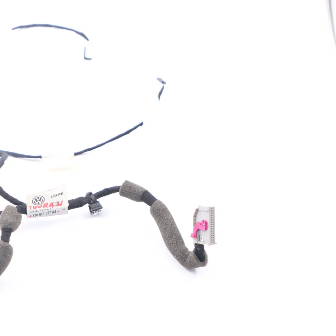 Puerta Arnés Cableado Cableado Delantero Izquierdo para VW Touran con número de pieza 1T0971557AJ VW Touran Puerta Arnés Cableado Cableado Delantero Izquierdo - SKU 1T0971557AJ - Número de pieza 1T0971557AJ