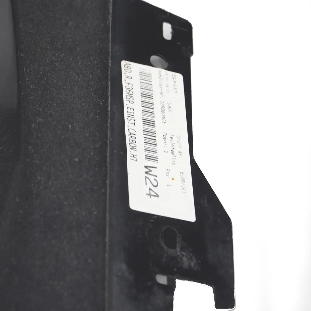 BMW F36 Faldón lateral M Sport Derecho Carbonschwarz Negro Metalizado 416 - SKU 2-CAR - Número de pieza 8061488