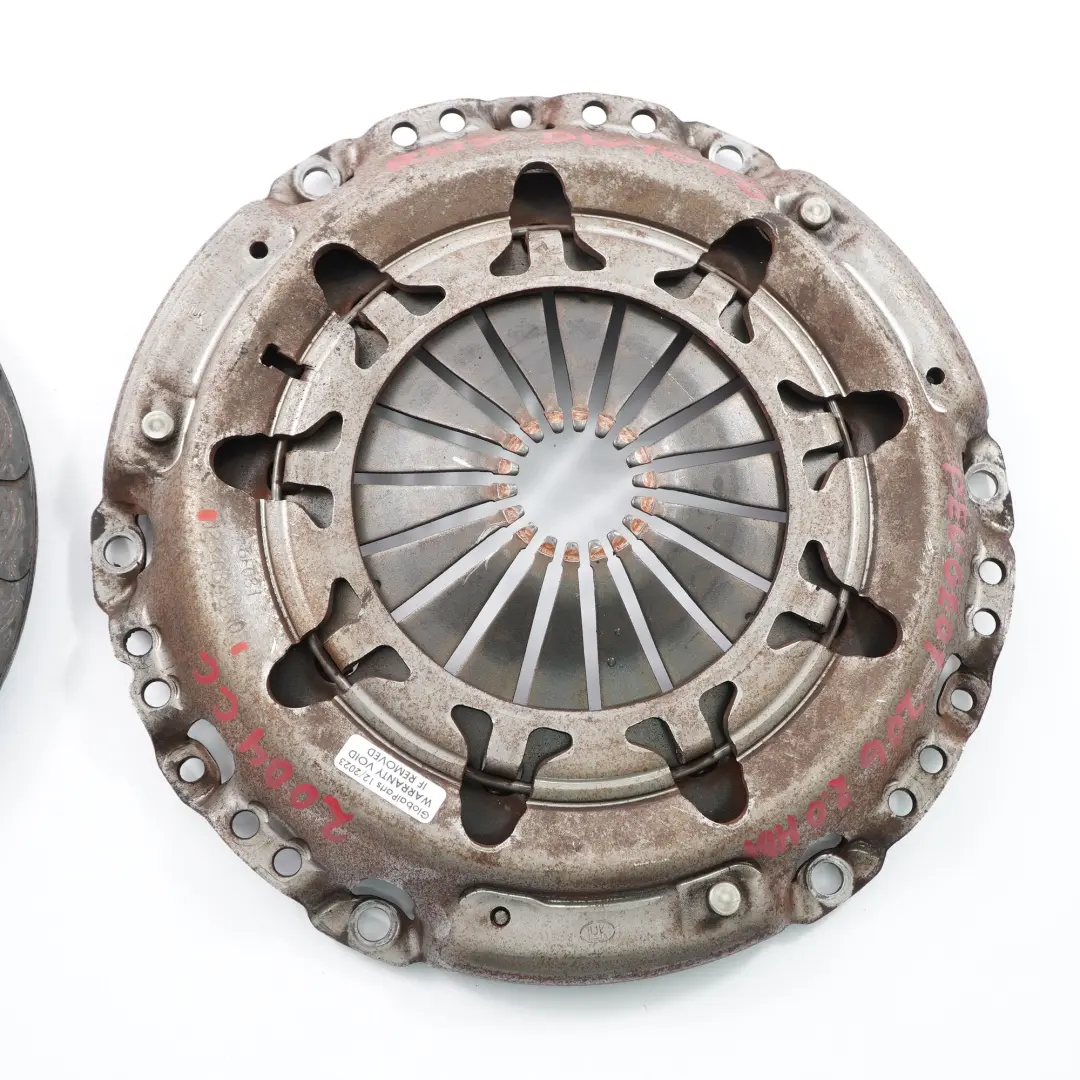 Clutch Kit Peugeot 206 2.0 HDI DW10TD Diesel Plate Disc Luk 123034810 323051510 to with Part number 2004CC Clutch Kit Peugeot 206 2.0 HDI DW10TD Diesel Plate Disc Luk 123034810 323051510 - SKU 2004CC - Part number 2004CC
