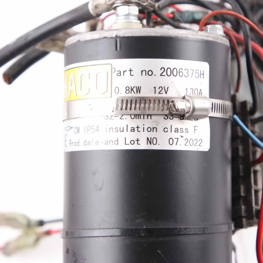 Tail Lift HACO Hydraulic Pump Unit 12V 130A to Mercedes Sprinter W906 with Part number 2006375H Mercedes Sprinter W906 Tail Lift HACO Hydraulic Pump Unit 12V 130A - SKU 2006375H - Part number 2006375H