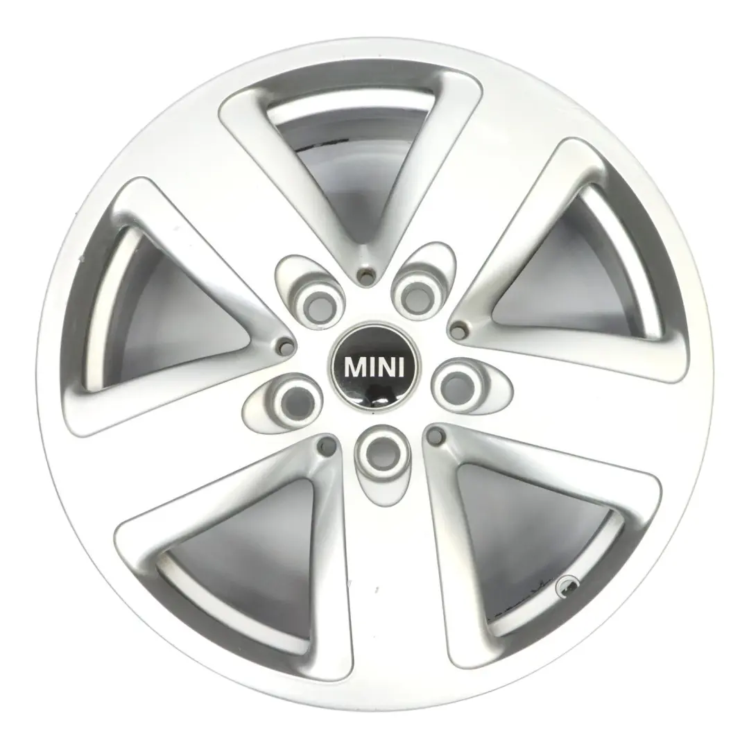 Alloy Rim 16" ET:54 7j Revolite Spoke to Mini Cooper F54 Silver Wheel with Part number 6856043 Mini Cooper F54 Silver Wheel Alloy Rim 16" ET:54 7j Revolite Spoke - SKU 6856043-3 - Part number 6856043