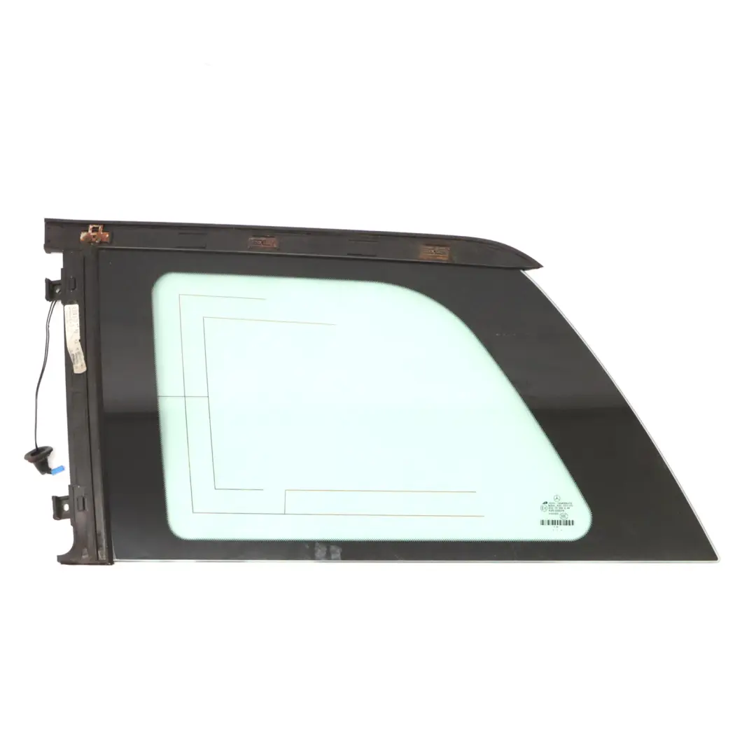 Cristal Ventana Trasera Izquierda Verde Acristalamiento AS2 para Mercedes GL X164 con número de pieza A1646702750 Mercedes GL X164 Cristal Ventana Trasera Izquierda Verde Acristalamiento AS2 - SKU A1646702750 - Número de pieza A1646702750