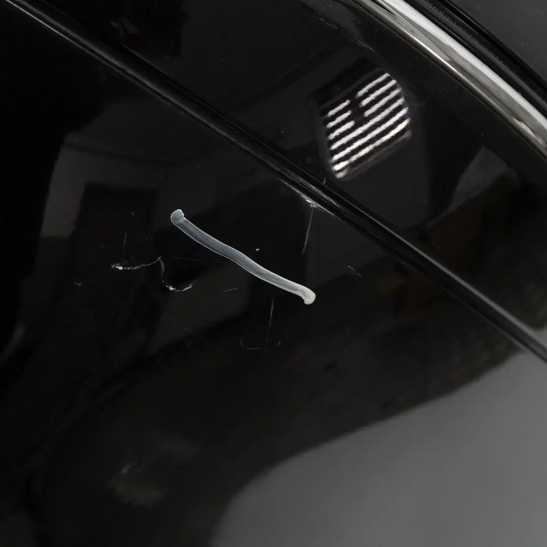 Bumper Trim Panel Covering Obsidian Black Metallic - 197 to Mercedes W209 Rear with Part number A2098800040 Mercedes W209 Rear Bumper Trim Panel Covering Obsidian Black Metallic - 197 - SKU A2098800040-OB1 - Part number A2098800040