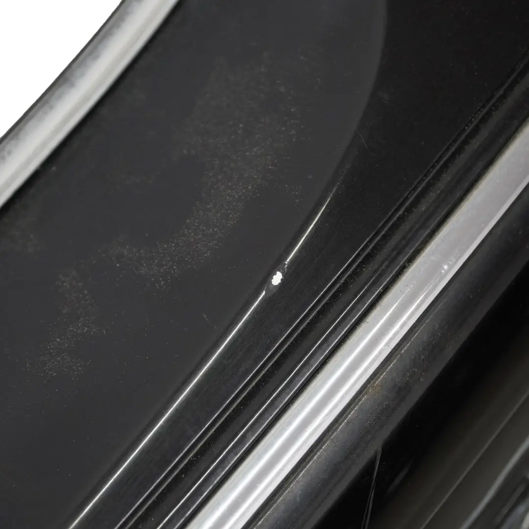 Bumper Trim Panel Covering Obsidian Black Metallic - 197 to Mercedes W209 Rear with Part number A2098800040 Mercedes W209 Rear Bumper Trim Panel Covering Obsidian Black Metallic - 197 - SKU A2098800040-OB1 - Part number A2098800040