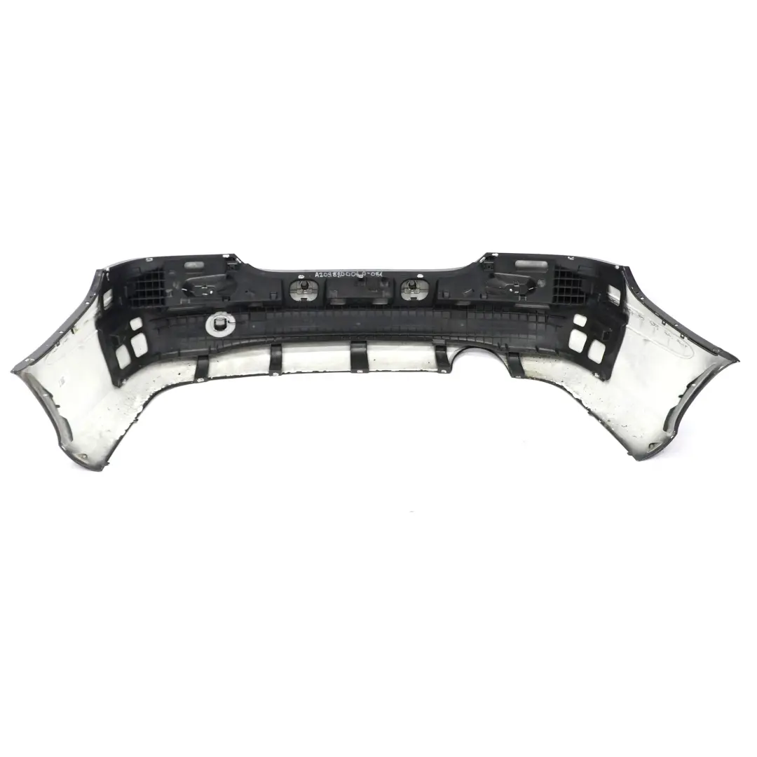 Mercedes W209 Rear Bumper Trim Panel Covering Obsidian Black Metallic - 197 - SKU A2098800040-OB1 - Part number A2098800040