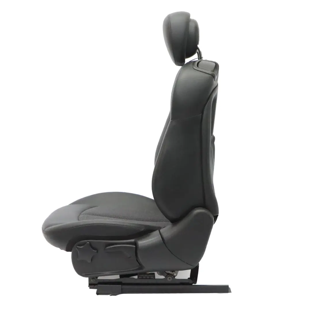 Mercedes CLK C209 Asiento Delantero Izquierdo Tela Cuero Negro - SKU A2099109847 - Número de pieza A2099109847