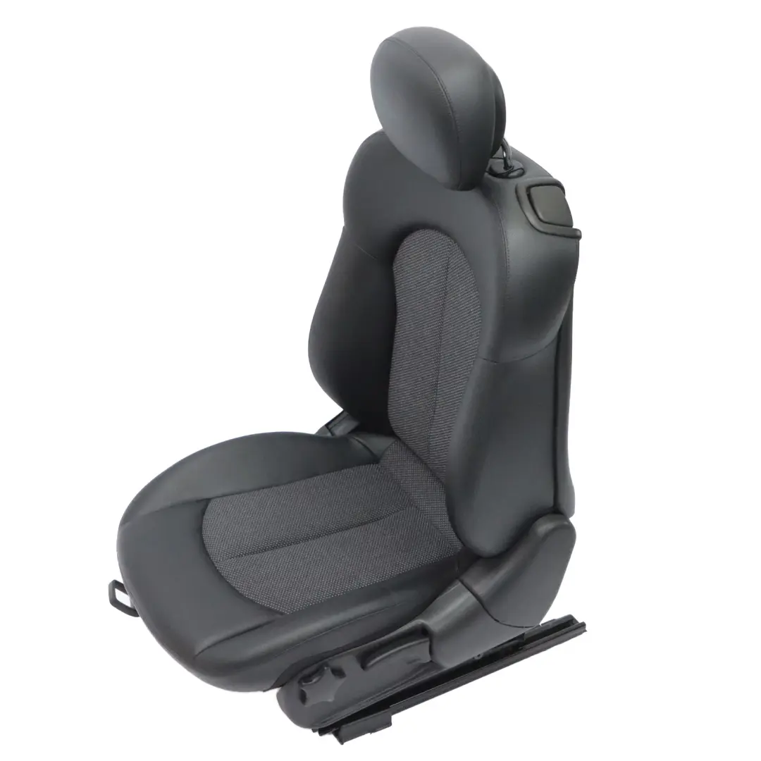 Sedile anteriore sinistro Interno Tessuto Pelle Nero per Mercedes C209 con numero di parte A2099109847 Mercedes C209 Sedile anteriore sinistro Interno Tessuto Pelle Nero - SKU A2099109847 - Numero di parte A2099109847