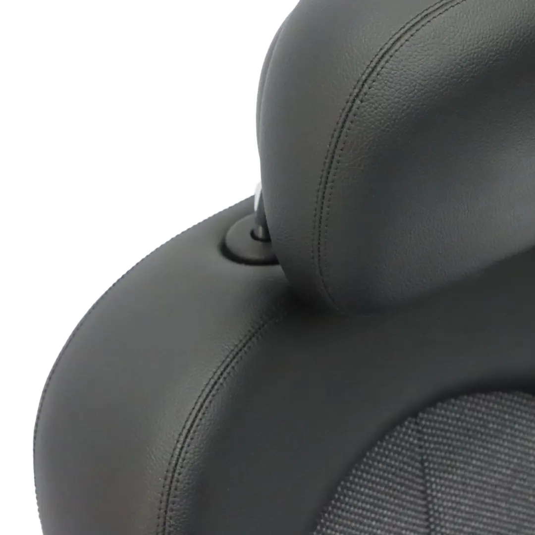 Mercedes CLK C209 Asiento Delantero Izquierdo Tela Cuero Negro - SKU A2099109847 - Número de pieza A2099109847