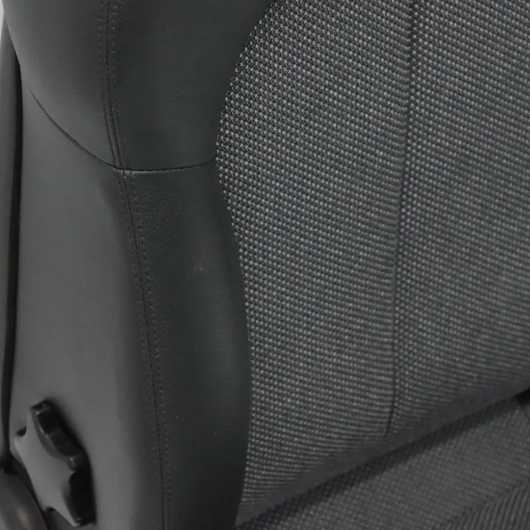 Mercedes CLK C209 Asiento Delantero Izquierdo Tela Cuero Negro - SKU A2099109847 - Número de pieza A2099109847