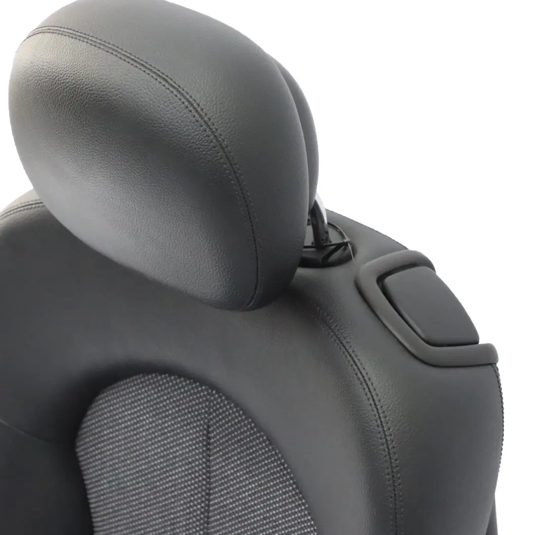 Mercedes CLK C209 Asiento Delantero Izquierdo Tela Cuero Negro - SKU A2099109847 - Número de pieza A2099109847