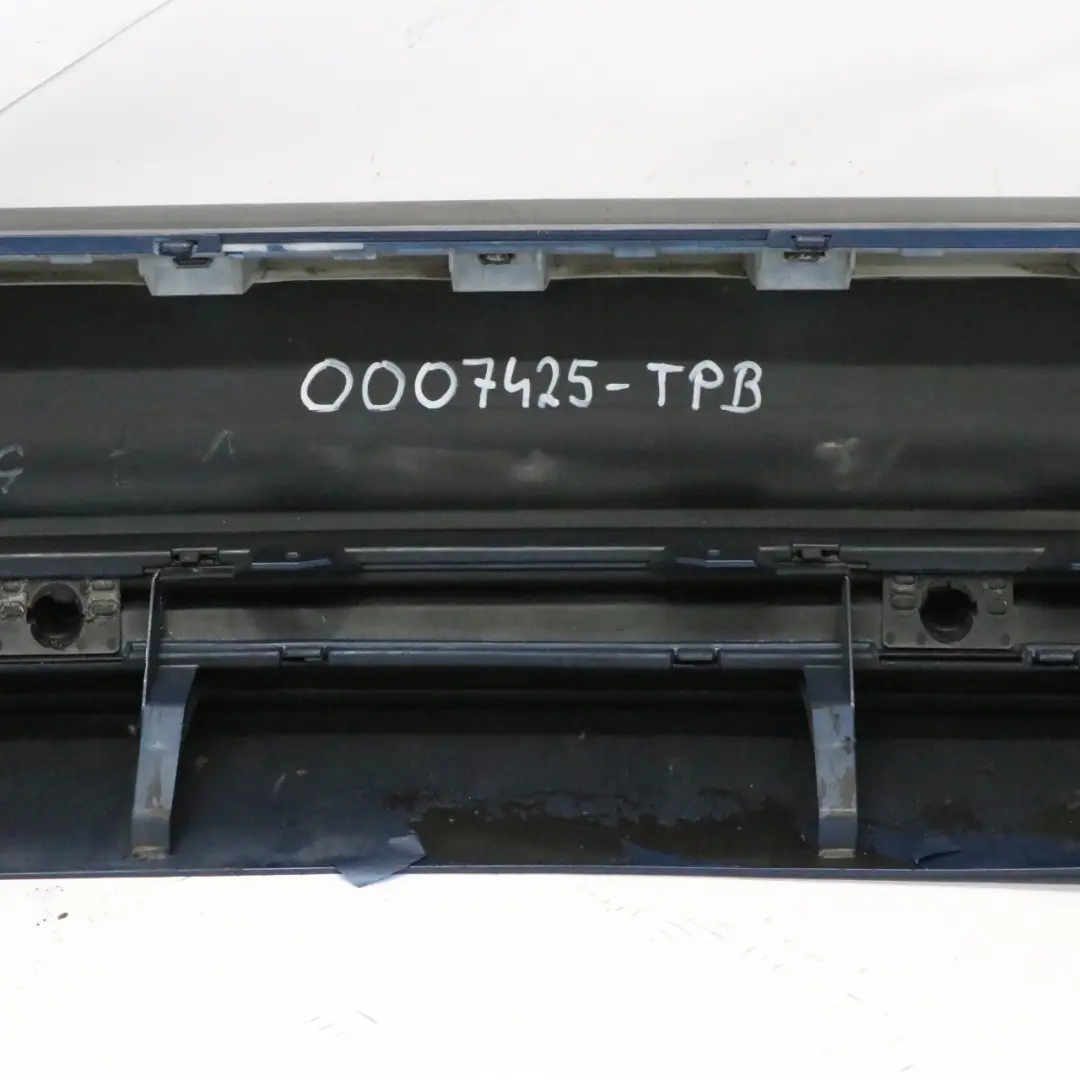 Bumper Trim Panel Topasblau Topaz Blue Metallic - 364 to BMW E46 Touring Rear with Part number 0007425 BMW E46 Touring Rear Bumper Trim Panel Topasblau Topaz Blue Metallic - 364 - SKU 0007425-TPB - Part number 0007425