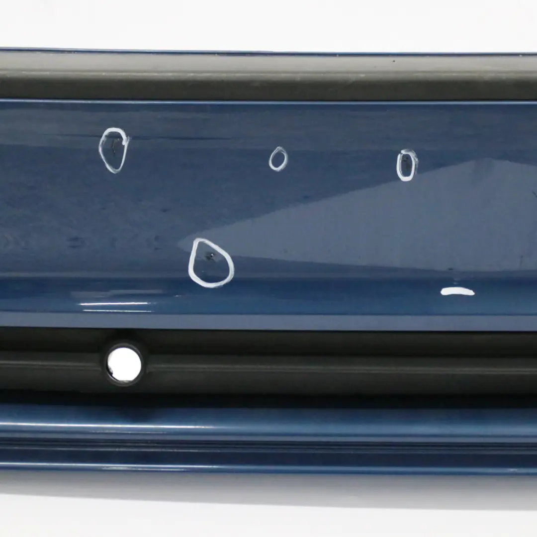 Bumper Trim Panel Topasblau Topaz Blue Metallic - 364 to BMW E46 Touring Rear with Part number 0007425 BMW E46 Touring Rear Bumper Trim Panel Topasblau Topaz Blue Metallic - 364 - SKU 0007425-TPB - Part number 0007425
