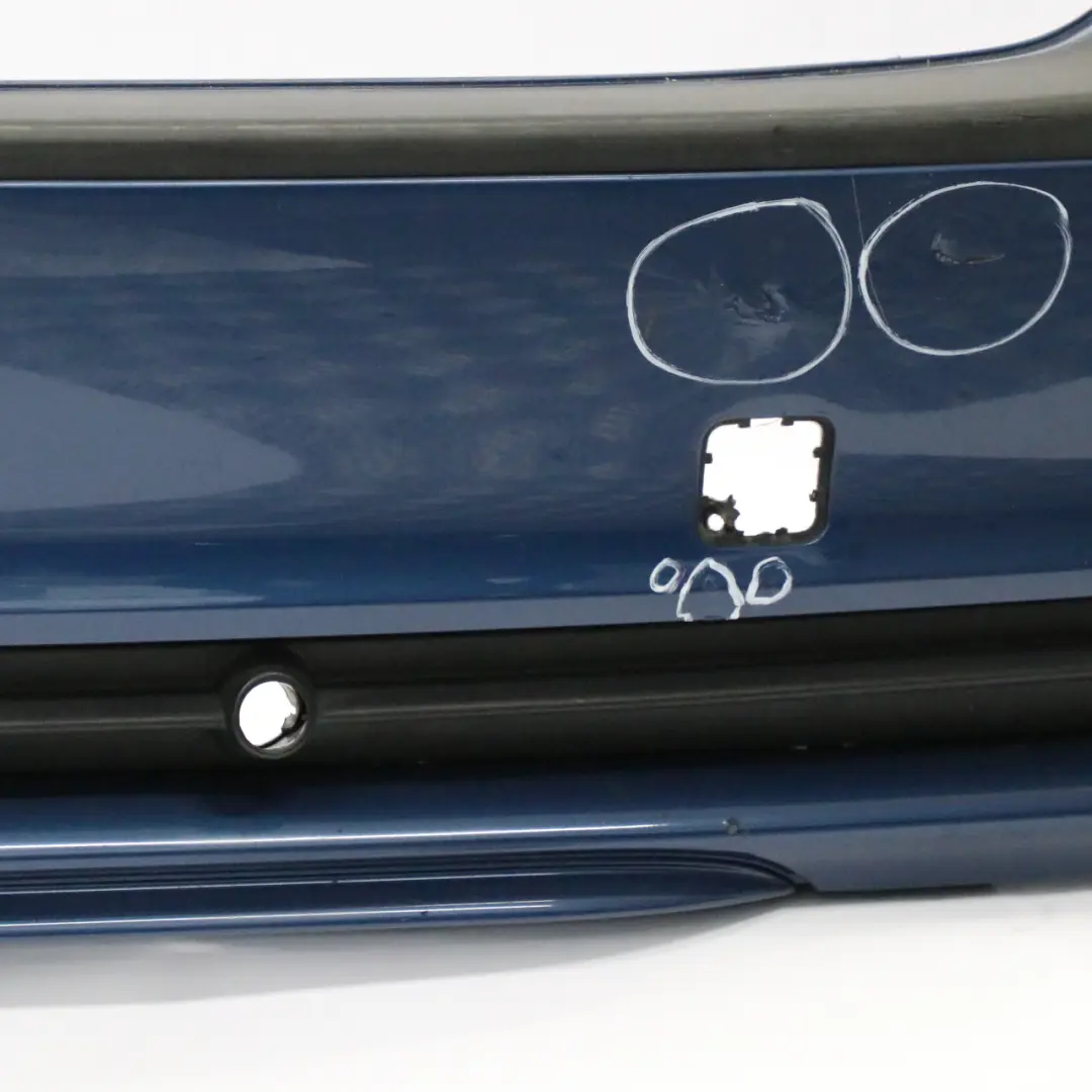 BMW E46 Touring Rear Bumper Trim Panel Topasblau Topaz Blue Metallic - 364 - SKU 0007425-TPB - Part number 0007425