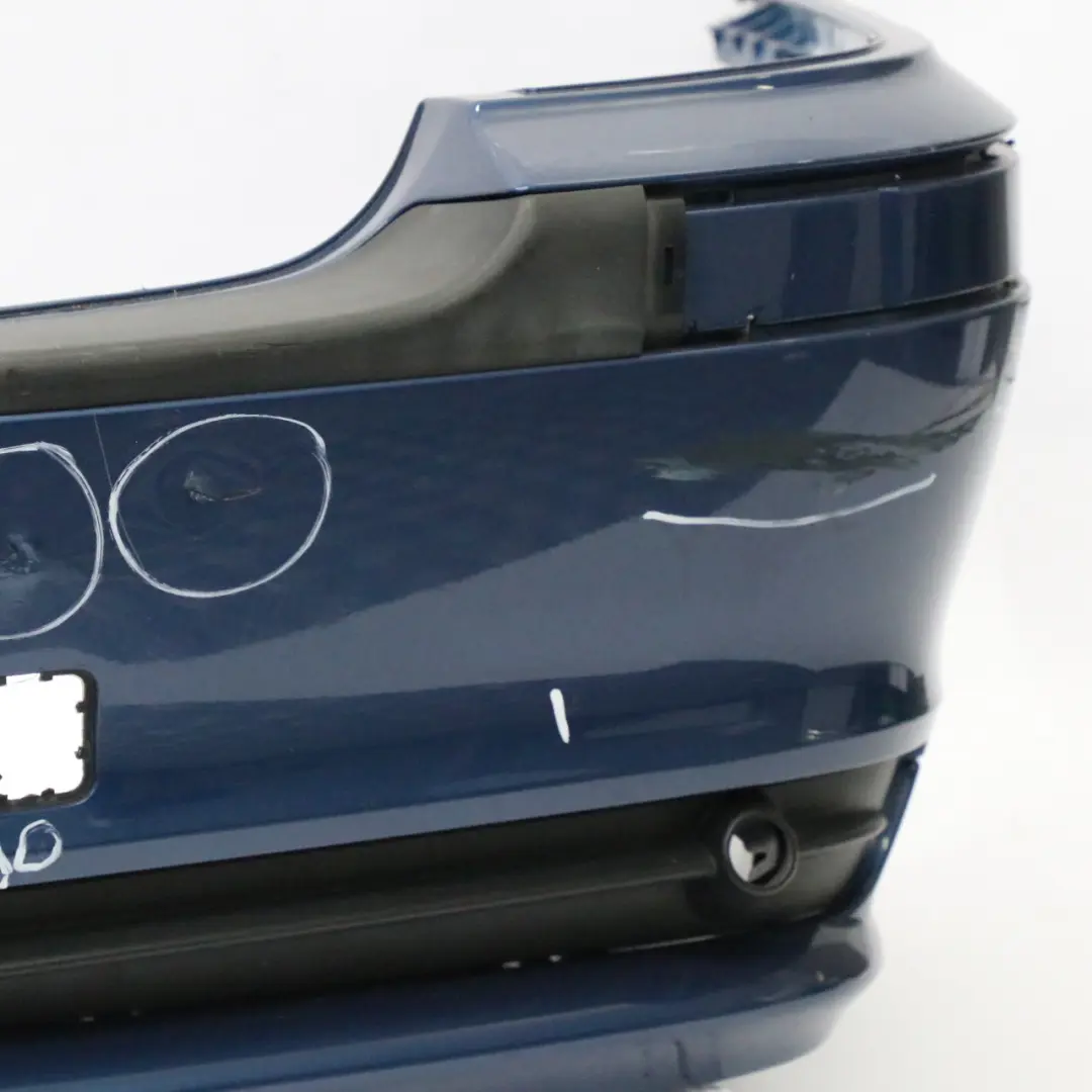 BMW E46 Touring Rear Bumper Trim Panel Topasblau Topaz Blue Metallic - 364 - SKU 0007425-TPB - Part number 0007425
