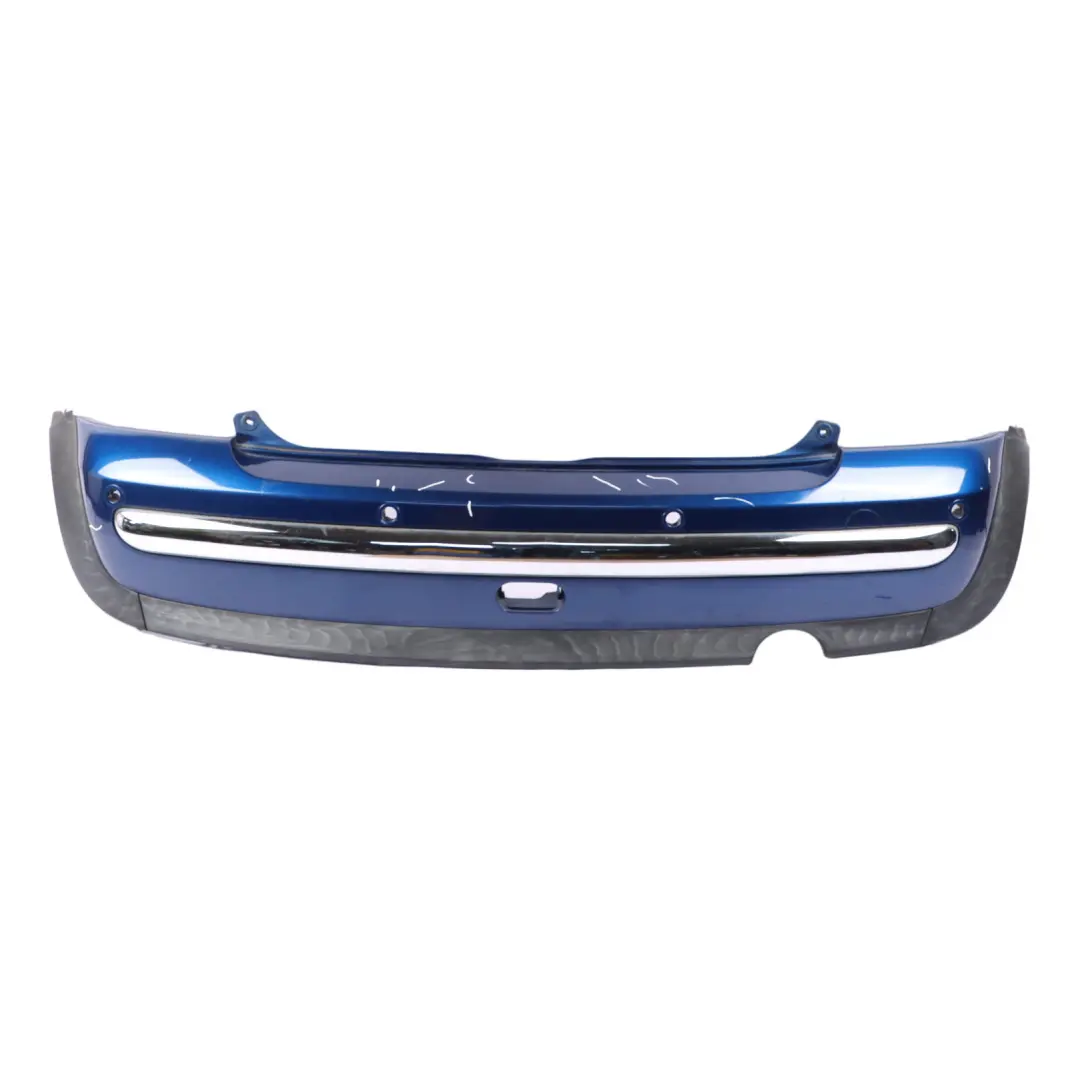 Bumper Trim Panel Cover PDC Indi Blue Metallic - 862 to Mini R50 Rear with Part number 0029928 Mini R50 Rear Bumper Trim Panel Cover PDC Indi Blue Metallic - 862 - SKU 0029928-IB1 - Part number 0029928
