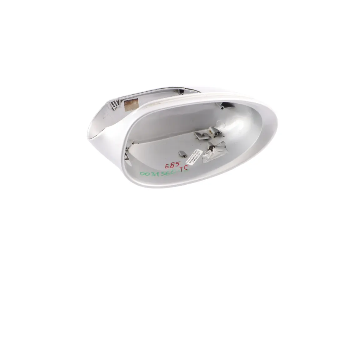 Wing Mirror Cover BMW Z4 E85 E86 Left N/S Cap Casing Titansilber Silver - 354 to with Part number 0031360 Wing Mirror Cover BMW Z4 E85 E86 Left N/S Cap Casing Titansilber Silver - 354 - SKU 0031360-TS - Part number 0031360