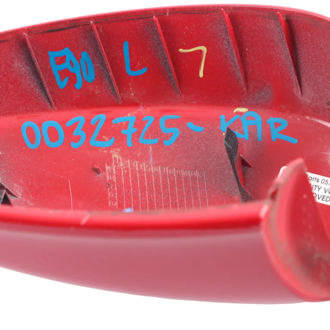 BMW E90 E91 Couvercle de rétroviseur gauche Casing Karmesinrot - A61 - SKU 0032725-KAR - Numéro de pièce 0032725