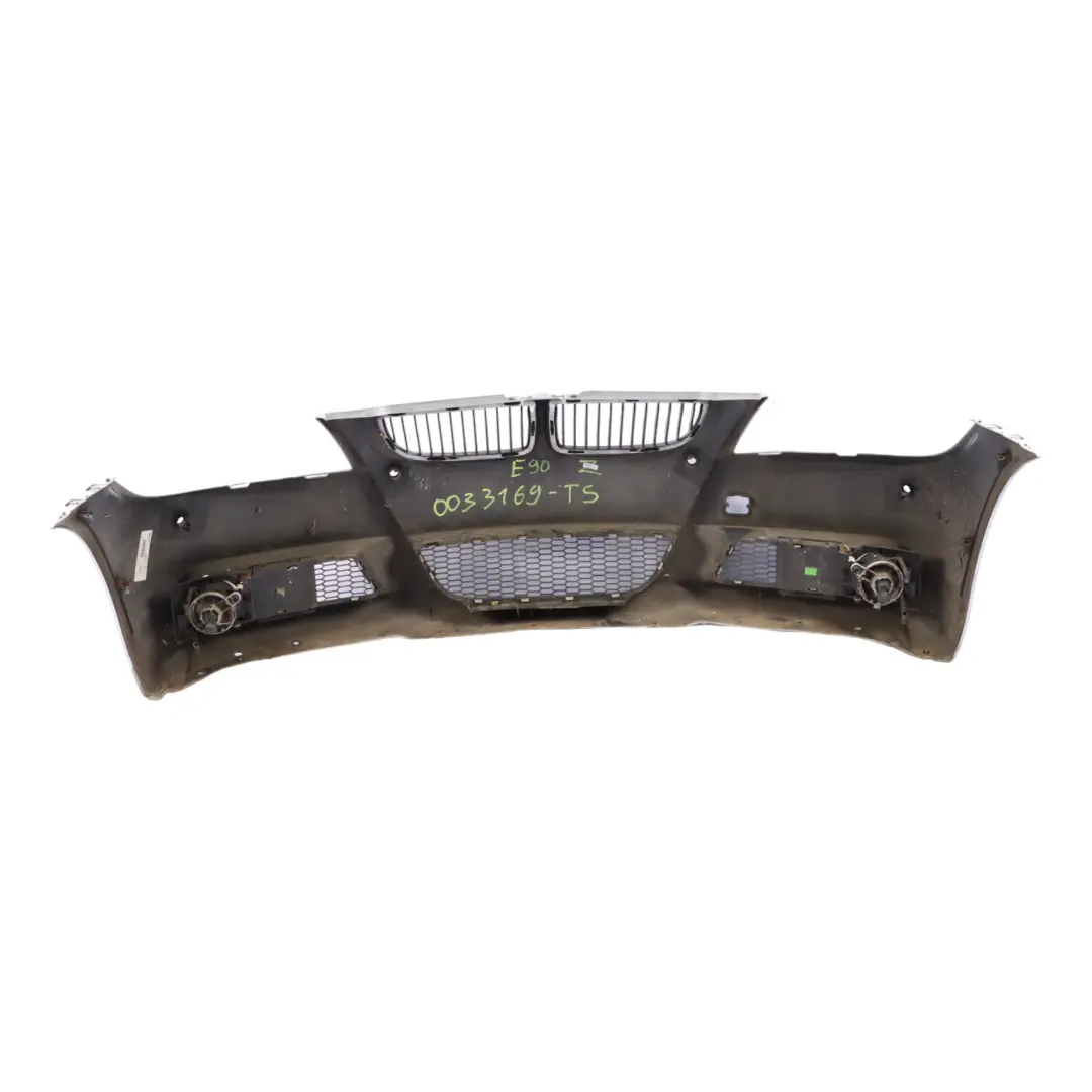 BMW E90 E91 Front Bumper Trim Panel Complete Titan Silver Metallic - 354 - SKU 0033169-TS - Part number 0033169