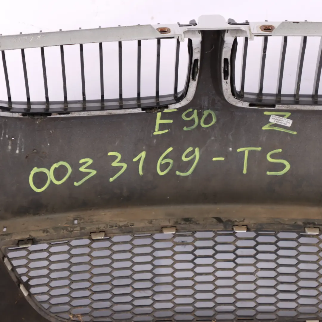 Front Bumper Trim Panel Complete Titan Silver Metallic - 354 to BMW E90 E91 with Part number 0033169 BMW E90 E91 Front Bumper Trim Panel Complete Titan Silver Metallic - 354 - SKU 0033169-TS - Part number 0033169