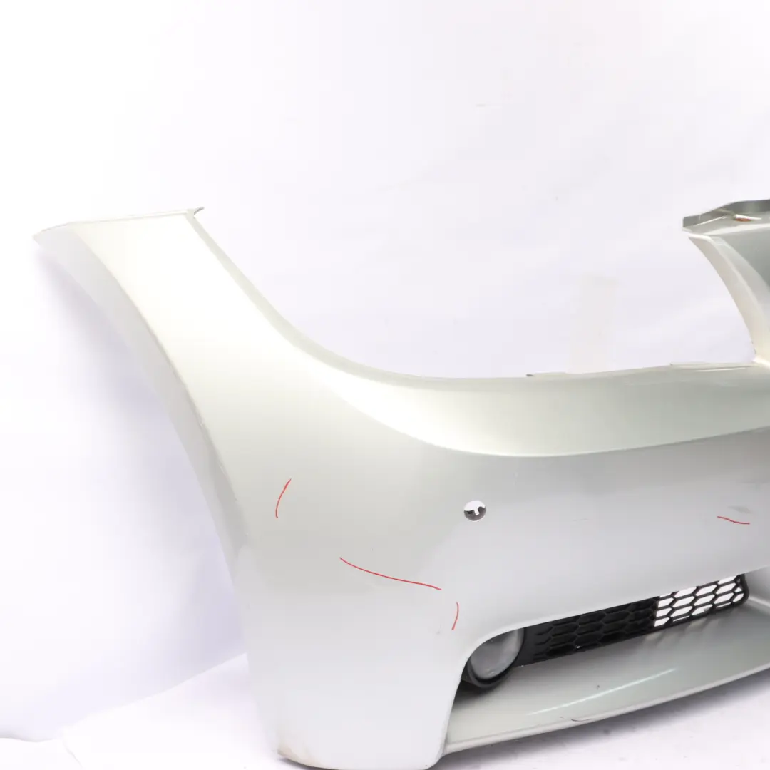 BMW E90 E91 Front Bumper Trim Panel Complete Titan Silver Metallic - 354 - SKU 0033169-TS - Part number 0033169