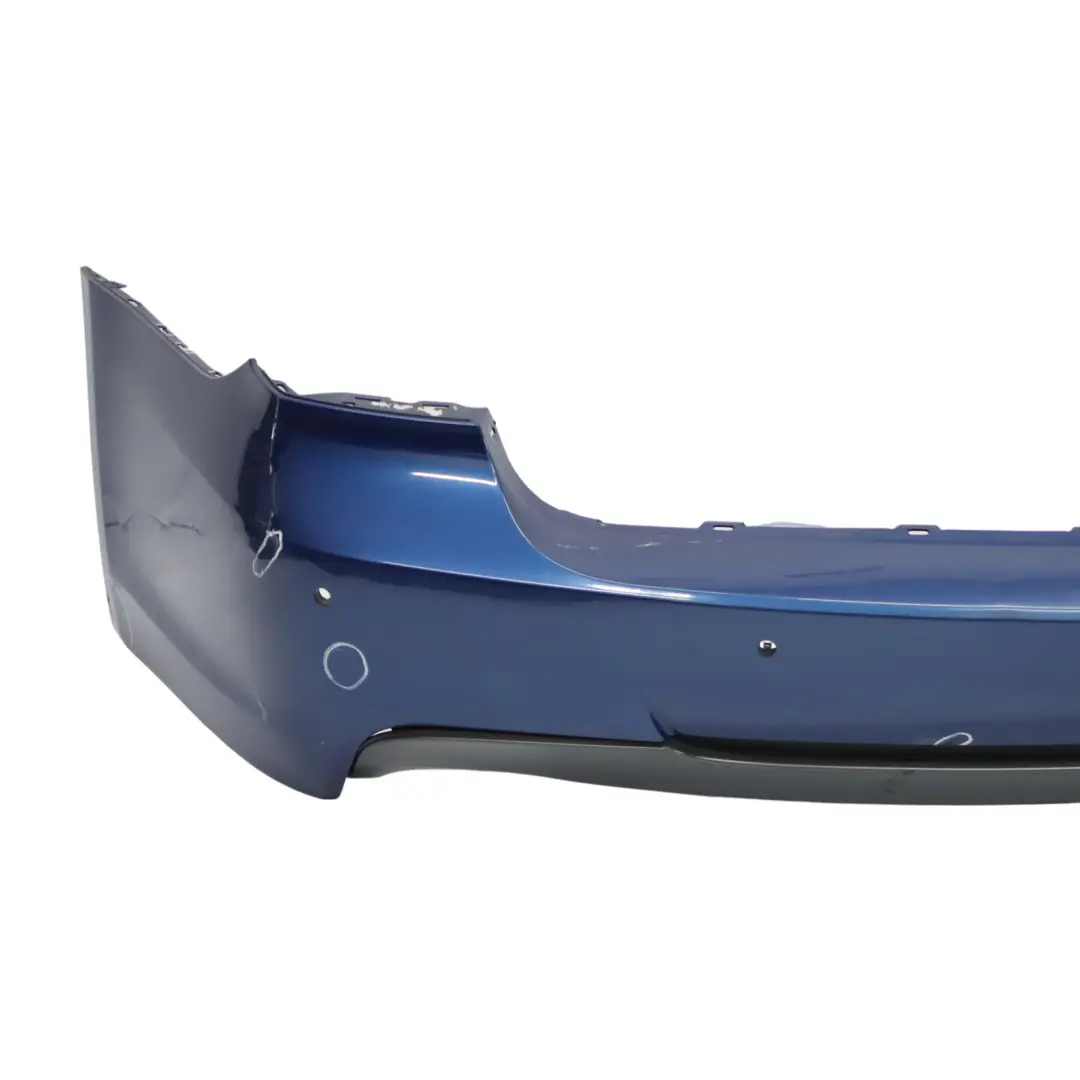 Bumper PDC Le Mans Blau Blue - 381 to BMW E90 Saloon M Sport Rear with Part number 0033541 BMW E90 Saloon M Sport Rear Bumper PDC Le Mans Blau Blue - 381 - SKU 0033541-LMB - Part number 0033541