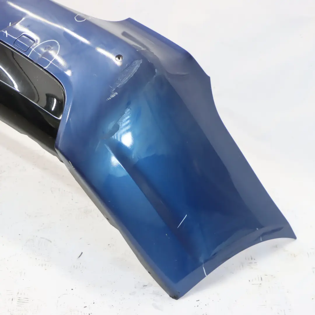 Bumper M Sport PDC Le Mans Blau Blue Metallic - 381 to BMW E90 Rear with Part number 0033541 BMW E90 Rear Bumper M Sport PDC Le Mans Blau Blue Metallic - 381 - SKU 0033541-LMB2 - Part number 0033541