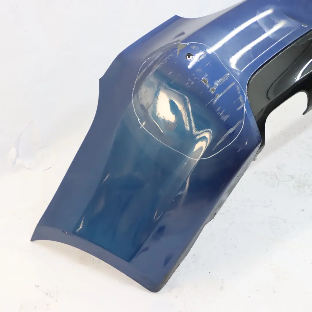 Bumper M Sport PDC Le Mans Blau Blue Metallic - 381 to BMW E90 Rear with Part number 0033541 BMW E90 Rear Bumper M Sport PDC Le Mans Blau Blue Metallic - 381 - SKU 0033541-LMB2 - Part number 0033541