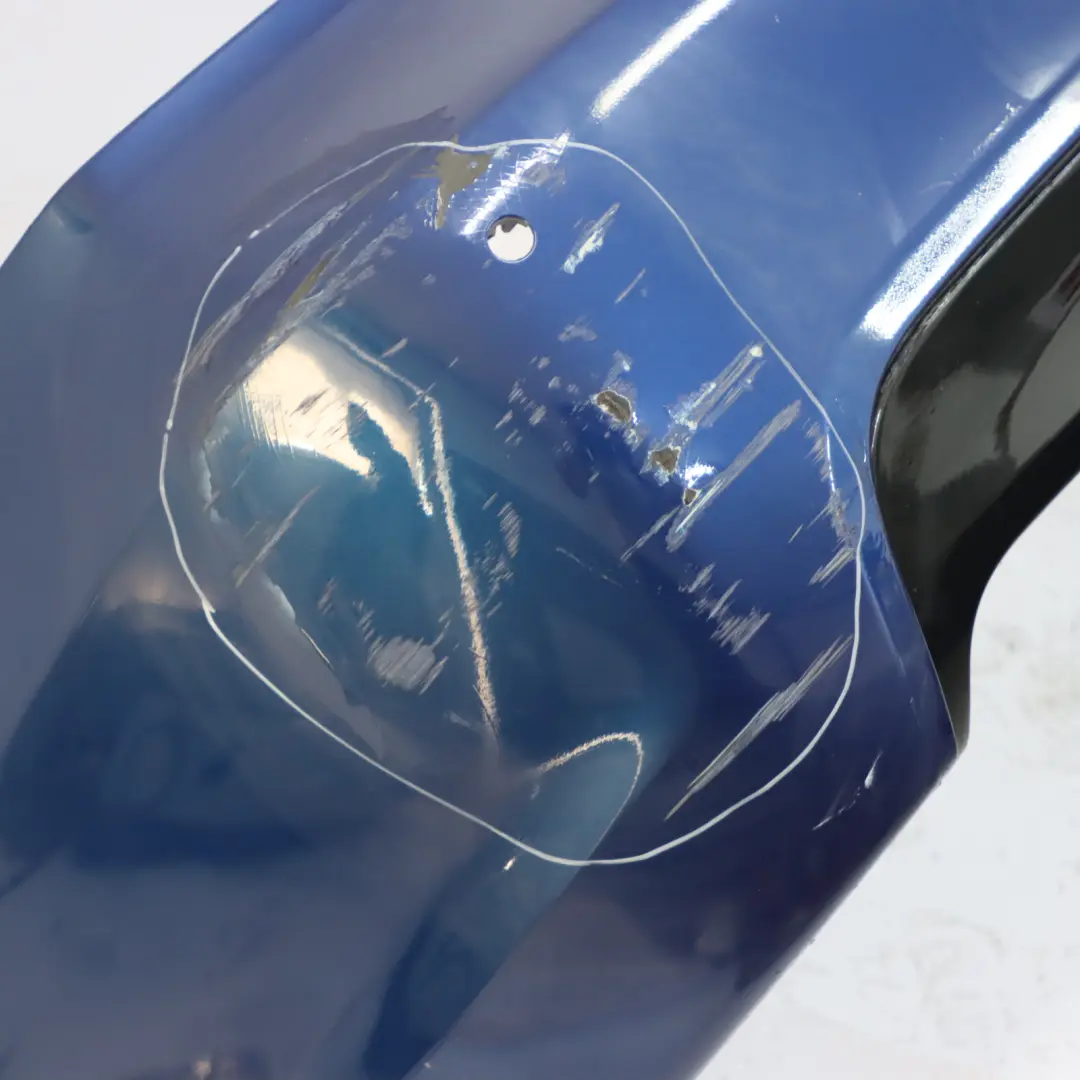 Bumper M Sport PDC Le Mans Blau Blue Metallic - 381 to BMW E90 Rear with Part number 0033541 BMW E90 Rear Bumper M Sport PDC Le Mans Blau Blue Metallic - 381 - SKU 0033541-LMB2 - Part number 0033541