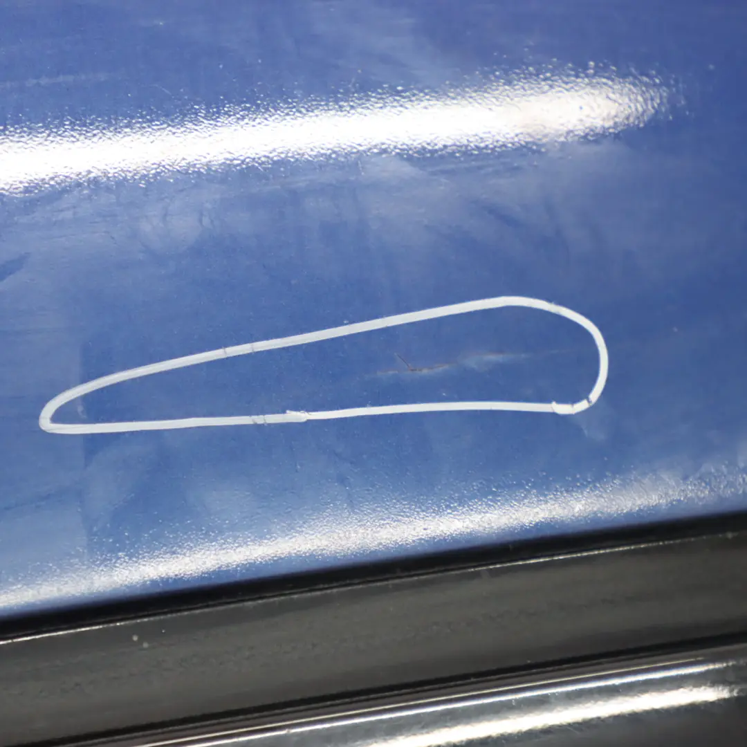 Bumper M Sport PDC Le Mans Blau Blue Metallic - 381 to BMW E90 Rear with Part number 0033541 BMW E90 Rear Bumper M Sport PDC Le Mans Blau Blue Metallic - 381 - SKU 0033541-LMB2 - Part number 0033541