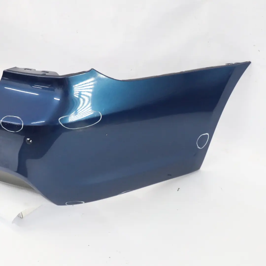 Bumper PDC Le Mans Blau Blue Metallic - 381 to BMW E90 M Sport Rear with Part number 0033541 BMW E90 M Sport Rear Bumper PDC Le Mans Blau Blue Metallic - 381 - SKU 0033541-LMB4 - Part number 0033541