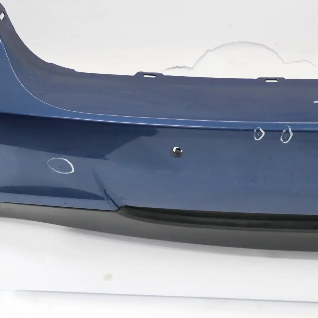 Bumper PDC Le Mans Blau Blue Metallic - 381 to BMW E90 M Sport Rear with Part number 0033541 BMW E90 M Sport Rear Bumper PDC Le Mans Blau Blue Metallic - 381 - SKU 0033541-LMB4 - Part number 0033541